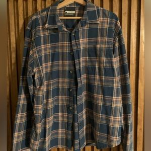 Mountain Khaki Classic Fit Flannel Shirt